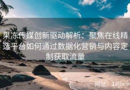 果冻传媒创新驱动解析：聚焦在线精选平台如何通过数据化营销与内容定制获取流量