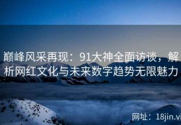 巅峰风采再现：91大神全面访谈，解析网红文化与未来数字趋势无限魅力