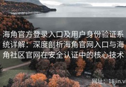 海角官方登录入口及用户身份验证系统详解：深度剖析海角官网入口与海角社区官网在安全认证中的核心技术