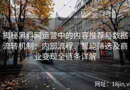 揭秘黑料网运营中的内容推荐与数据流转机制：内部流程、智能筛选及商业变现全链条详解
